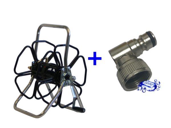 Streamline Metal Hose Reel Stainless Steel - Image 2