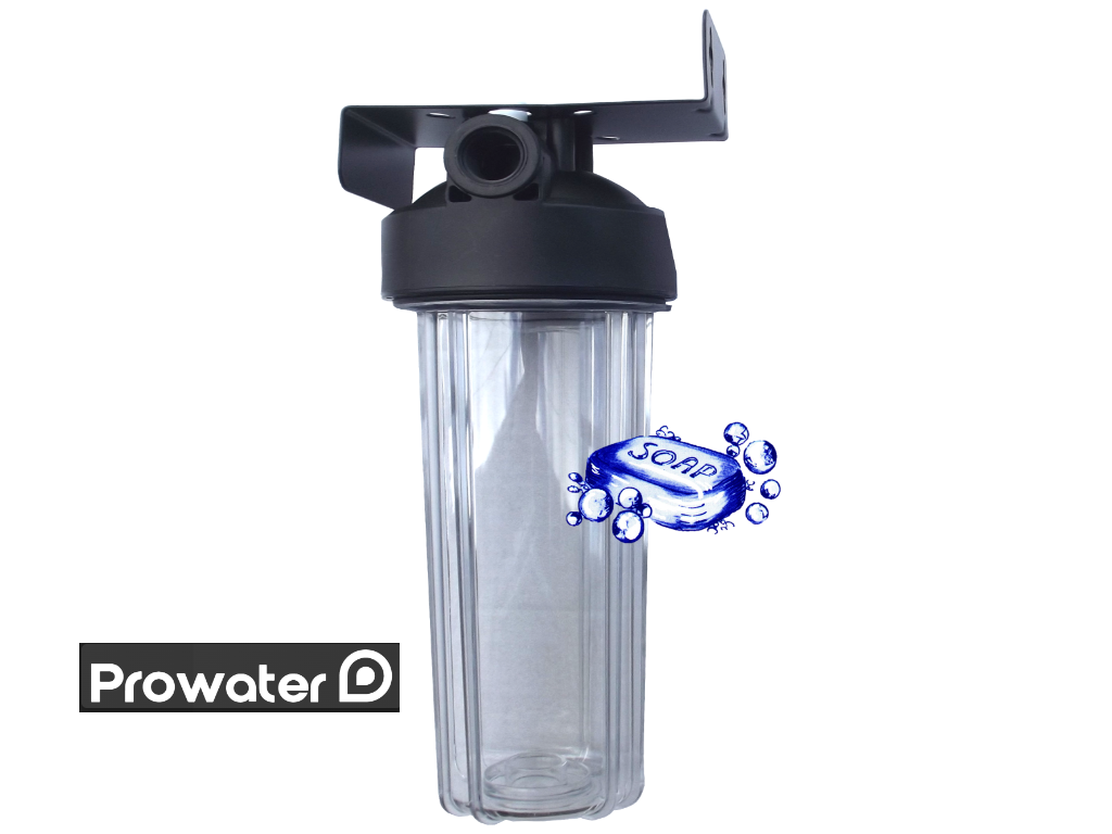 SimPure 10-Inch Whole House Water Filter Housing - 3/4"NPT Brass Port-Fit For 10" X 2.5" Filters RSWH003